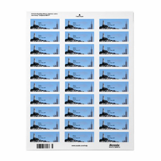 San Francisco Coit Tower Etiket (Full Sheet)