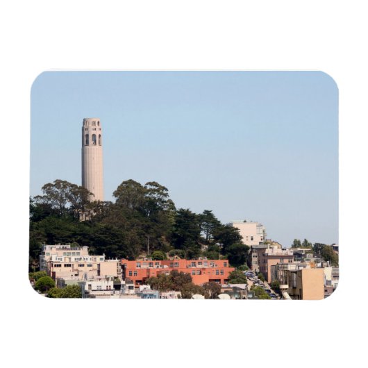 San Francisco Coit Tower Magneet (Horizontaal)