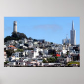 San Francisco Coit Tower Poster (Voorkant)