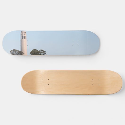 San Francisco Coit Tower Skateboard (Horizontaal)