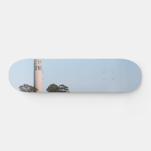 San Francisco Coit Tower Skateboard (Horizontaal)
