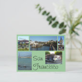 San Francisco Collage Briefkaart (Staand voorkant)