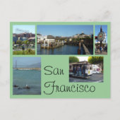 San Francisco Collage Briefkaart (Voorkant)