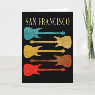San Francisco Concert Rock Muziekfestival Gitaren Kaart