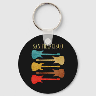 San Francisco Concert Rock Muziekfestival Gitaren  Sleutelhanger
