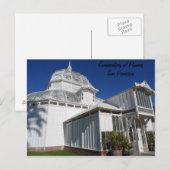 San Francisco Conservatory of Flowers Briefkaart (Voorkant / Achterkant)