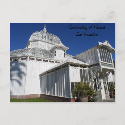 San Francisco Conservatory of Flowers Briefkaart (Voorkant)