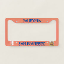 San Francisco Custom License Bord Lijst