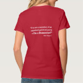 San Francisco D11 Democratische Club Dames T-Shirt (Achterkant)