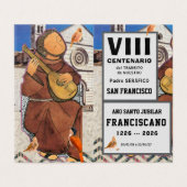San Francisco de Asis Vouwkaart Kaart (Buitenkant ongevouwen)