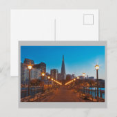 San Francisco de City Briefkaart (Voorkant / Achterkant)
