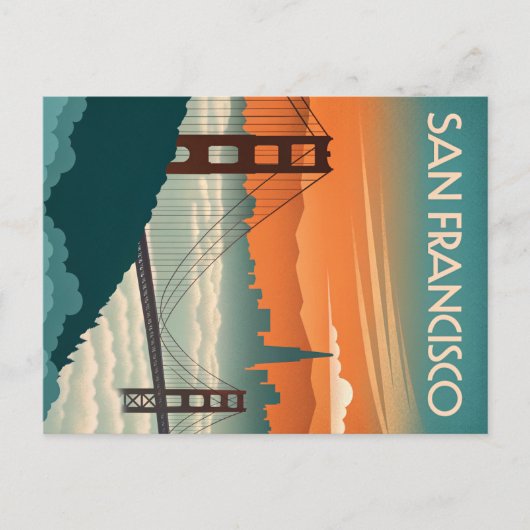 San Francisco: De nevelige charme van Golden Gate Briefkaart (Voorkant)