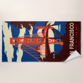 San Francisco - De stad van het baai Poster Strandlaken (Voorkant)