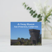 San Francisco de Young Museum #1-2 Briefkaart (Staand voorkant)