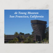 San Francisco de Young Museum #1-2 Briefkaart (Voorkant)