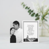 San Francisco Destination Wedding Verloving Kaart (Staand voorkant)