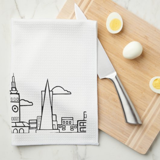 San Francisco Dishtowel Theedoek (Quarter Fold)