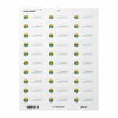 San Francisco Dons Etiket (Full Sheet)