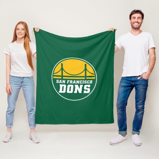 San Francisco Dons Fleece Deken (In situ)