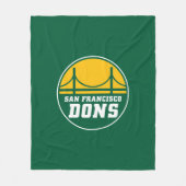 San Francisco Dons Fleece Deken (Voorkant)