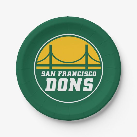 San Francisco Dons Papieren Bordje (Voorkant)
