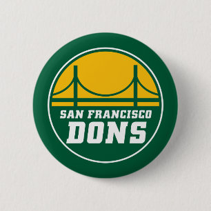 San Francisco Dons Ronde Button 5,7 Cm
