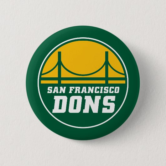 San Francisco Dons Ronde Button 5,7 Cm (Voorkant)
