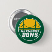San Francisco Dons Ronde Button 5,7 Cm (Voorkant /achterkant)