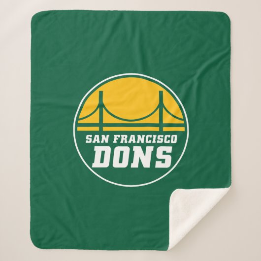 San Francisco Dons Sherpa Deken (Voorkant)