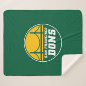 San Francisco Dons Sherpa Deken (Voorkant (horizontaal))