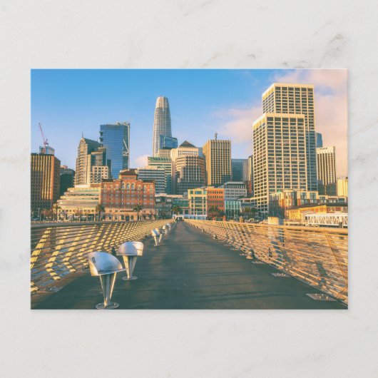 San Francisco Downtown Skyline Briefkaart (Voorkant)