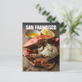 San Francisco Dungeness Crab Briefkaart (Staand voorkant)