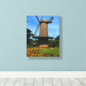 San Francisco Dutch Windmill #4 Canvas Afdruk (Insitu (Houten vloer))