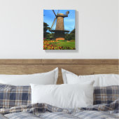 San Francisco Dutch Windmill #4 Canvas Afdruk (Insitu (Slaapkamer))