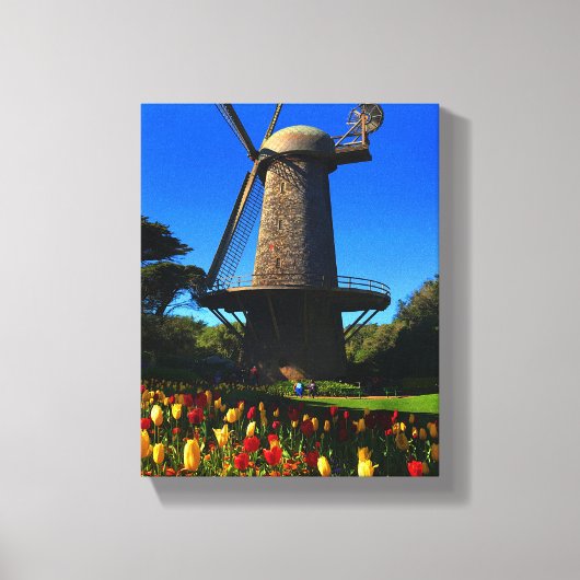 San Francisco Dutch Windmill #5 Canvas Print (Voorkant)
