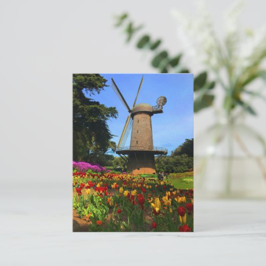 San Francisco Dutch Windmill #6 Briefkaart (Staand voorkant)