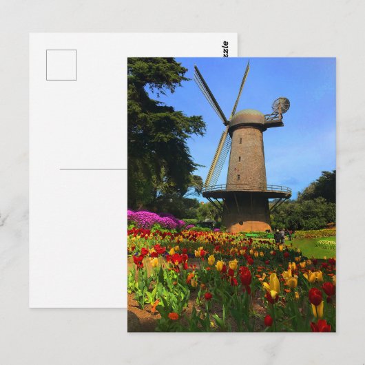 San Francisco Dutch Windmill #6 Briefkaart (Voorkant / Achterkant)