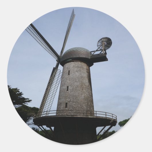 San Francisco Dutch Windmill Stickers (Voorkant)