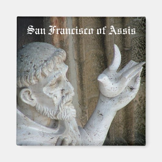 San Francisco en de duif Magneet (Voorkant)