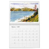 San Francisco en de Golden Gate Kalender (Feb 2027)