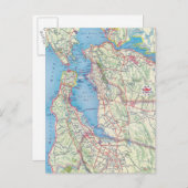 San Francisco en omgeving Briefkaart (Voorkant / Achterkant)