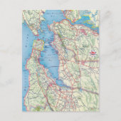 San Francisco en omgeving Briefkaart (Voorkant)