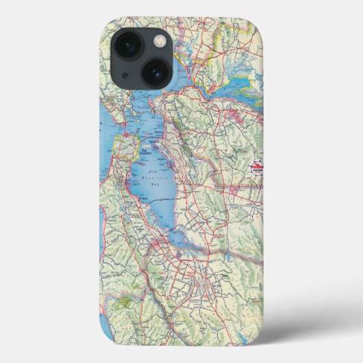 San Francisco en omgeving Case-Mate iPhone Case (Achterkant)