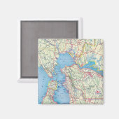 San Francisco en omgeving Magneet (Voorkant / Achterkant)