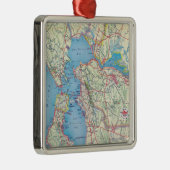 San Francisco en omgeving Metalen Ornament (Rechts)