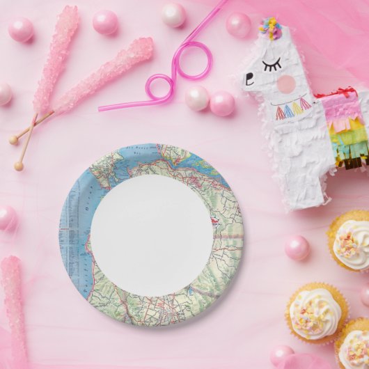 San Francisco en omgeving Papieren Bordje (Feest)