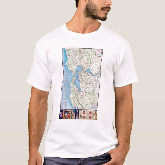 San Francisco en omgeving T-shirt (Voorkant)