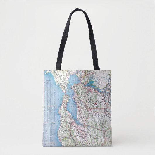 San Francisco en omgeving Tote Bag (Voorkant)