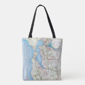 San Francisco en omgeving Tote Bag (Achterkant)