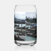 San Francisco en Pier 39 Blikvorm Glas (Rechts)